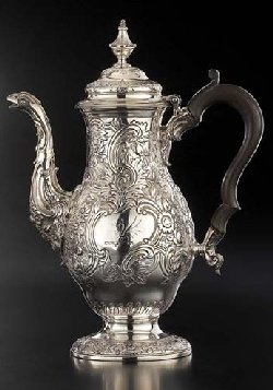 Caffettiera argento 1757