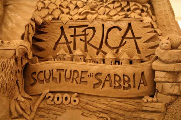 sculture sabbia 2006 Africa